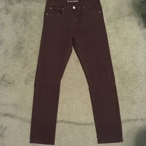 The Next Movement Brown Slim Fit Jeans